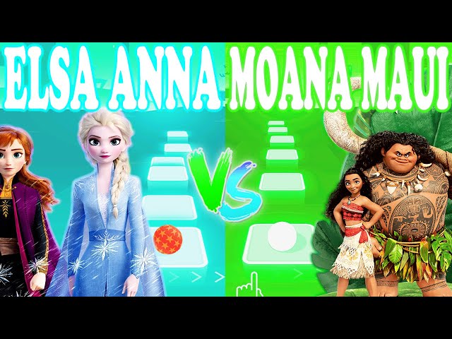 Land Vs Sea: Moana Vs Elsa - Jogos na Internet