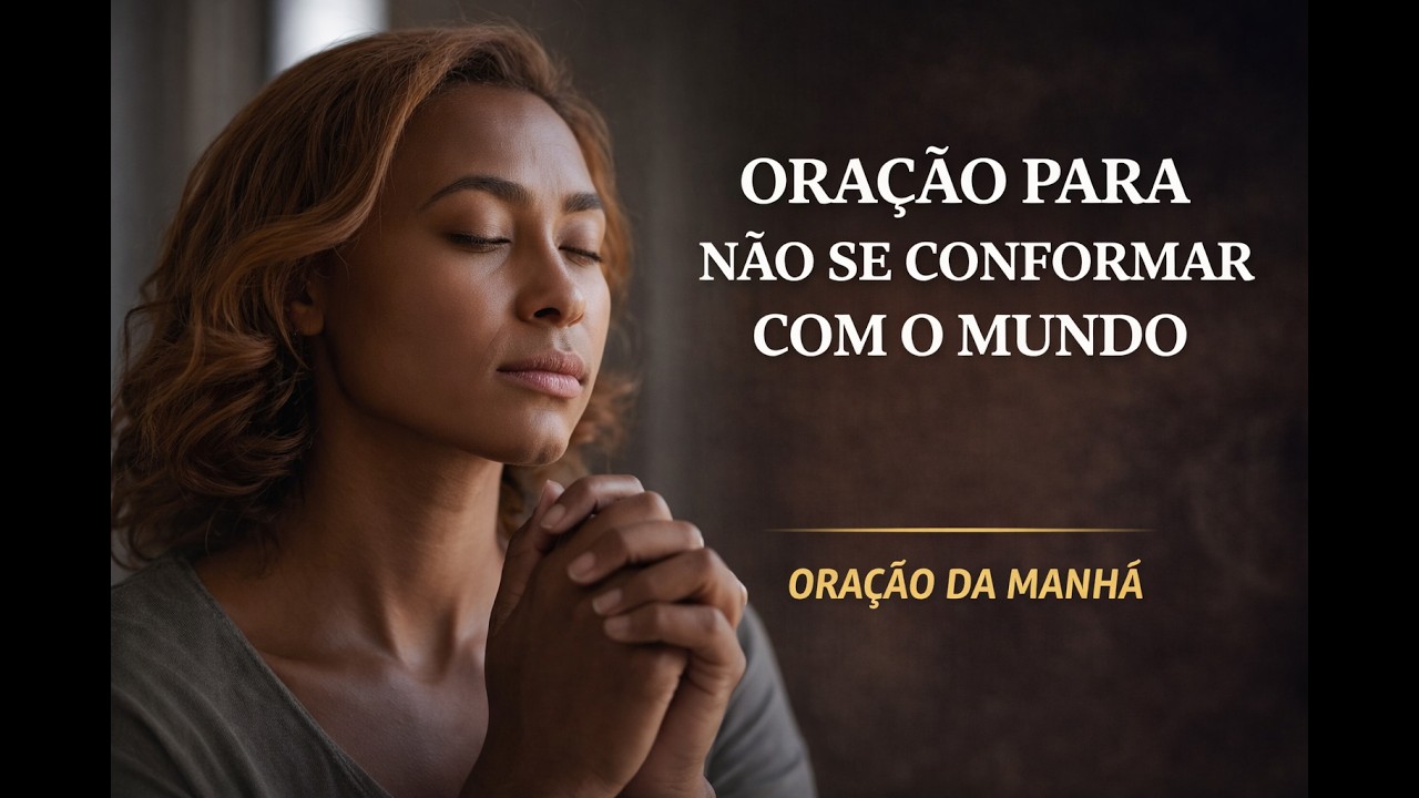 ORAÇÃO PARA NÃO SE CONFORMAR COM O MUNDO | Oração da Manhã