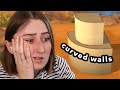 i tried building with CURVED WALLS in the sims