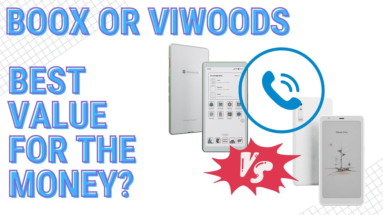 Viwoods AIPaper Reader Color против Boox Palma 2 Pro