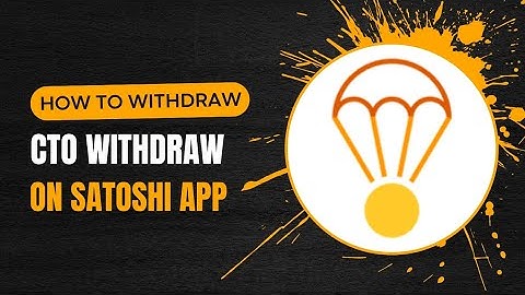How to Withdraw CTO Airdrop from SatoshiApp | Step-by-Step Guide