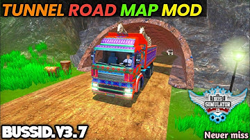Map Mod Bussid 3.7 - New TUNNEL ROAD MAP MOD for bus simulator indonesia by AS gaming 295