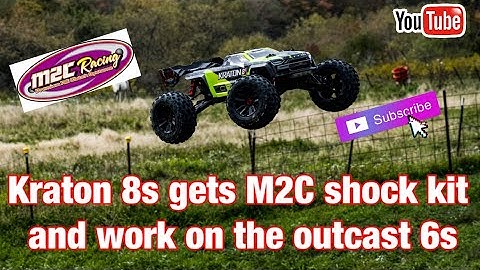 Kraton 8S M2C shock valve kit install and working on the outcast servo. Please read description!!!!