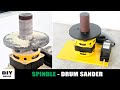 Making spindle drum sander  homemade drum sander  diy tools  diamleon diy builds