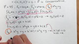 Examples Involving Curl and Conservative Vector Fields