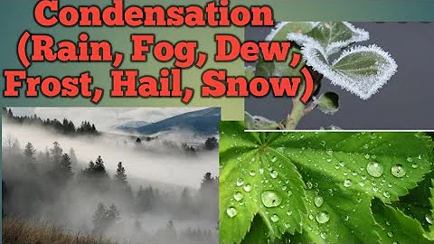 Condensation ( Rain, Fog, Dew, Frost, Hail, Snow)