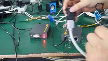 DVI over Cat6 extender with HDBaseT support and RS-232 port