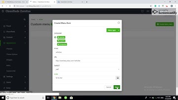 27.  Modifying a Top Menu