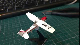 【食玩】Ftoys High Spec Mini Vol.1 セスナ172 スカイホーク 朝日航空JA4182 2020/4/22水