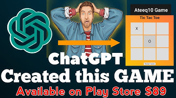First CHATGPT Game | Tic Tac Toe #gamewithchatgpt