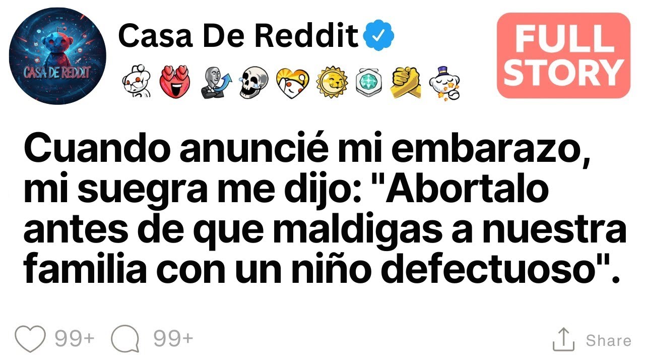 Cuando anuncié mi embarazo, mi suegra me dijo: “Deshazte de eso”. [HISTORIA COMPLETA]