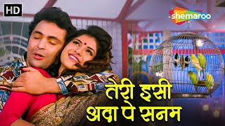 तेरी इसी अदा पे सनम (HD) | Rishi Kapoor Special | Divya B, Kumar Sanu Hit Hindi Song Deewana (1992)