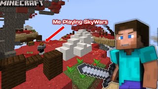 Playing SkyWars For First Time !Gone Wrong❌