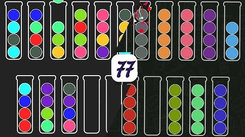 Ball Sort Puzzle Game Level - 77 Walkthrough Android Gameplay | Puzzle Game