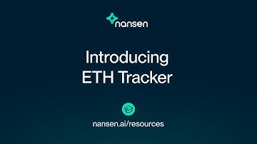 How to Nansen: Introducing ETH Tracker