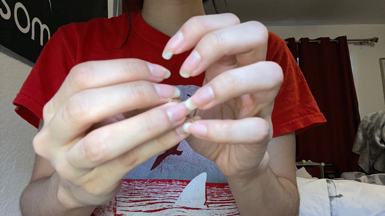 ASMR nail sounds (tapping, rubbing, etc.) :D