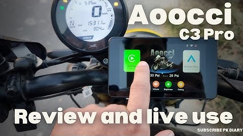 AOOCCI C3 Pro Full Review 🔥 | Wireless BikePlay & Android Auto Setup | Features Explained in Hindi