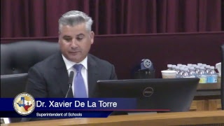 YISD Board Workshop 12/11/17