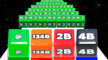 Jelly Run 2048 vs Level Up Runner - ASMR Gameplay (Freeplay, Max Level) New Update