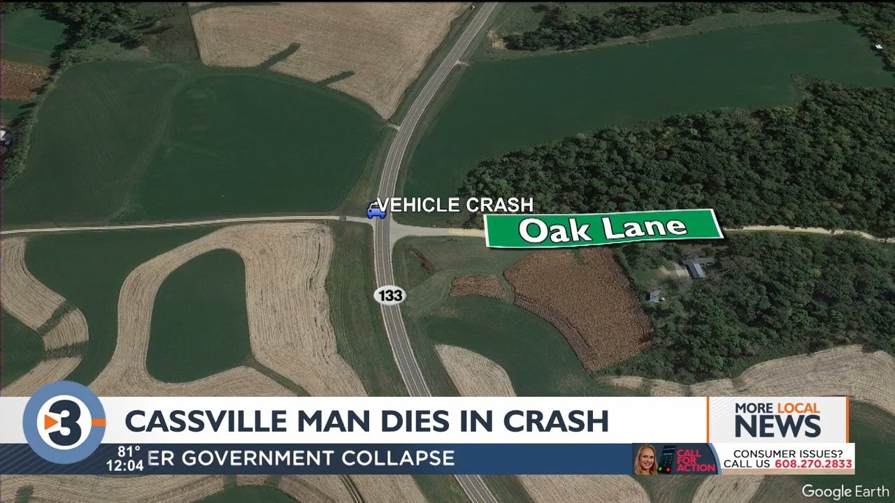 Cassville man ejected from vehicle during rollover crash dies - YouTube