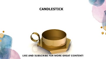 SOLIDWORKS TUTORIAL-5 [Sheet metal - Candle stick]