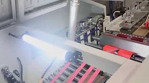 Flat Bottom Paper Bag Machine in USA inline flexo printing