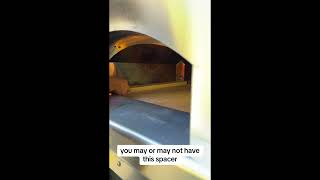 Replacing the heat shield on Fontana Wood oven