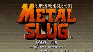 Metal Slug: Super Vehicle-001 (Arcade) 【Longplay】