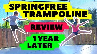 Springfree Trampoline Review 1 Year Later! Is it worth it?