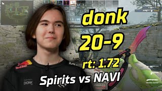 Spirit donk (20-9) vs NaVi (Ancient) | IEM Katowice 2024 | Feb 3, 2024 | CS2 POV