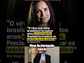 A corrupção é o vírus que mata o Brasil, diz Regina Duarte! 🦠