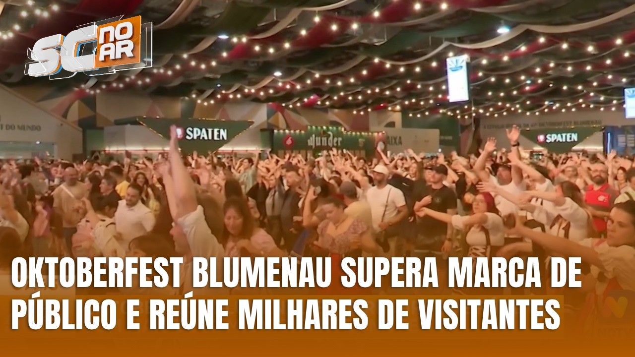 Oktoberfest Blumenau bate recorde com mais de 82 mil visitantes
