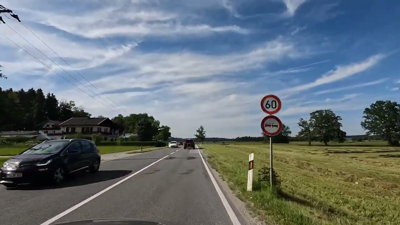 Bernau am Chiemsee - Prien am Chiemsee | Autofahrt | Bayern