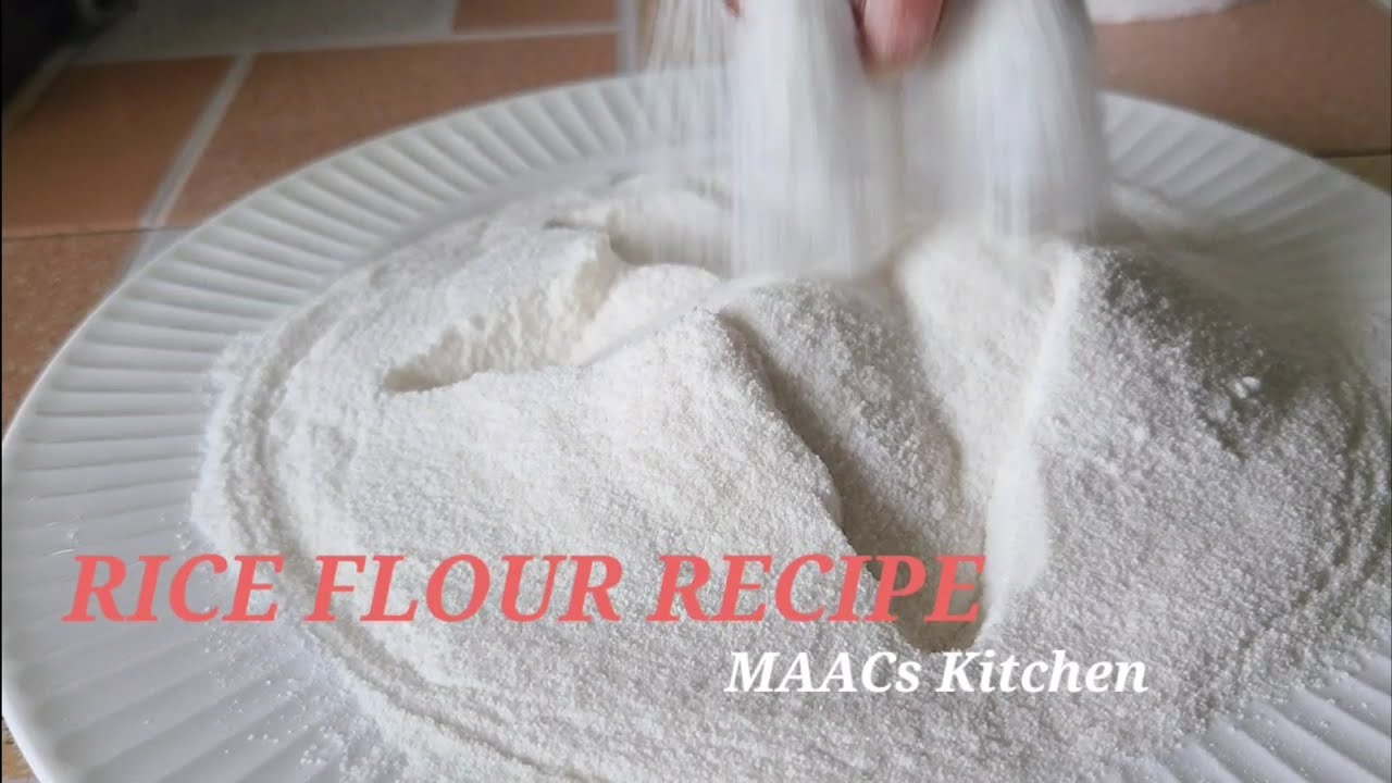 Rice Flour Recipe How To Make Rice Flour At home YouTube