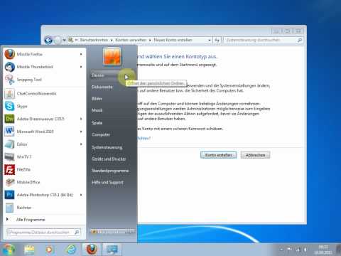 Video: So ändern Sie Das Windows 7-Konto