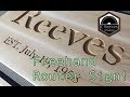 CReeves Makes A Wooden Name Sign with a Router (Freehand) ep024 CReeves Makes A Wooden Name Sign with a Router (Freehand) ep024