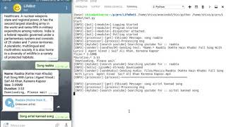 Telegram Bot written in Python demo (Song, Book and Wiki)