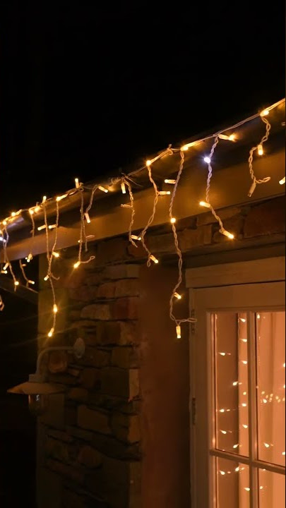 ❄️🥶Cold as Ice-icles 🥶❄️ #christmas #decoration #icicles #lights