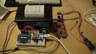 Hackaday monitor and Lighting Box - demo #1