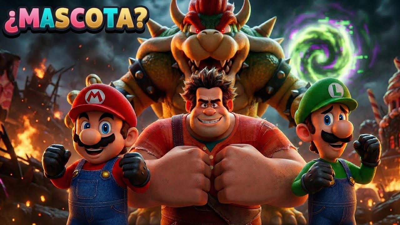 Mis mascotas Mario y Luigi se metieron en el mundo de Ralph