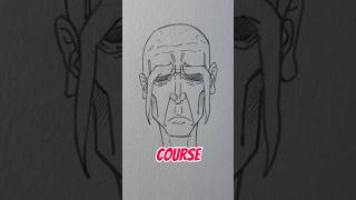 Now you can draw old people . . . ☠️😭 || #art #anime #manga #naruto #shorts