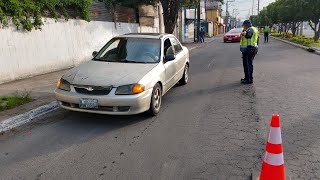 PMT de Villa Nueva controla cumplimiento de restricción vehicular
