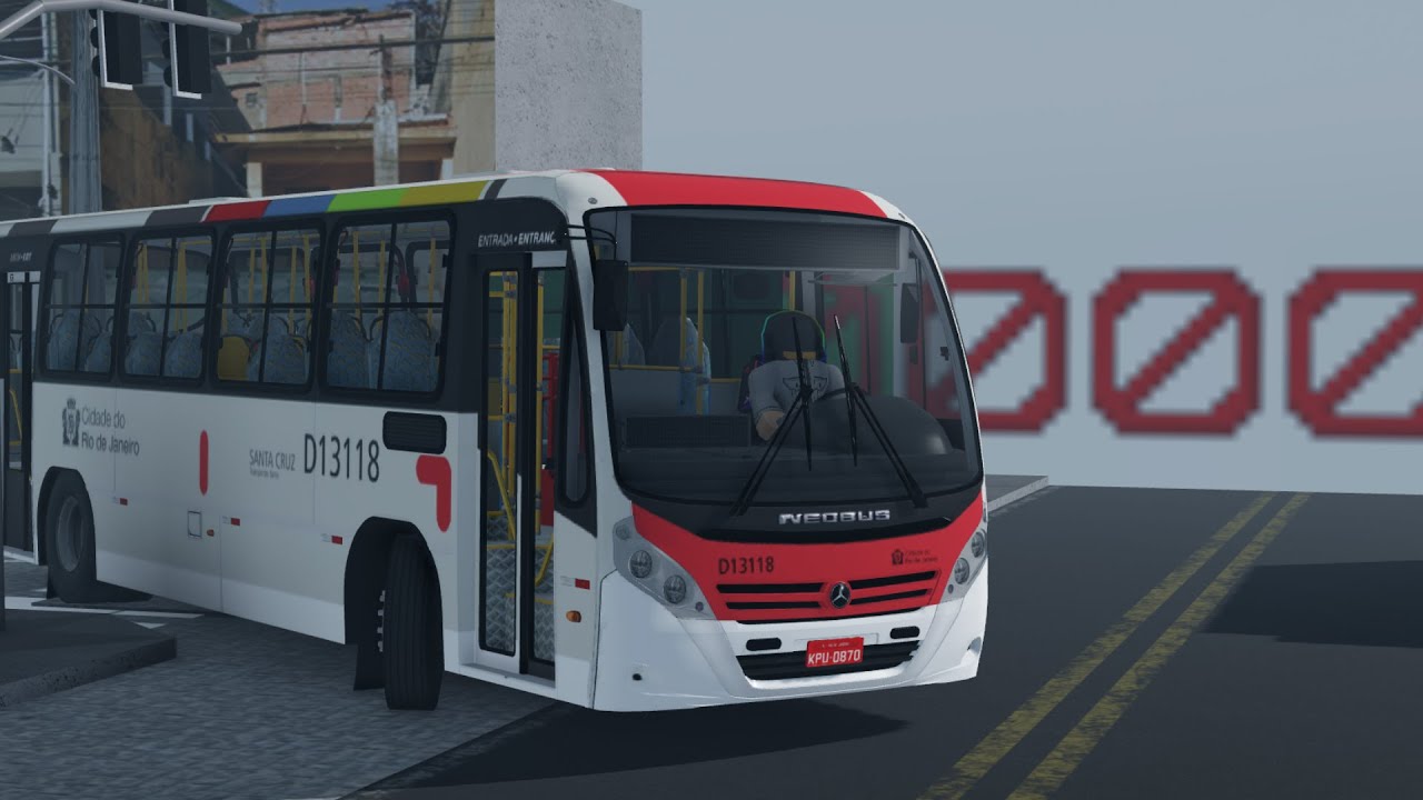 [Roblox VDM] Fazendo a linha 105 - Neobus Spectrum City Mercedes Benz OF-1418