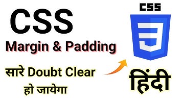 CSS Margin and Padding in Hindi | Tutorial | Web Development |