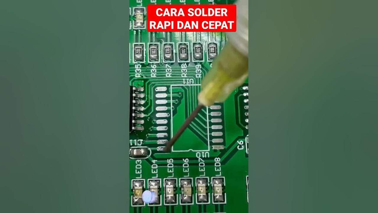 Cara Solder Mesin Rapi dan Cepat