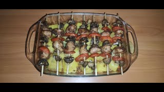 УДИВЛЯЕМ Мужчин!! Сочные, Нежные,  Вкусные шашлычки в духовке🍡🍢