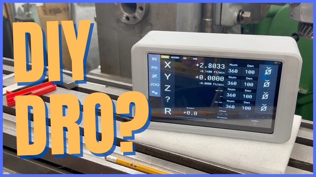 Assembling an open source DRO for the Kearney & Trecker 2HL