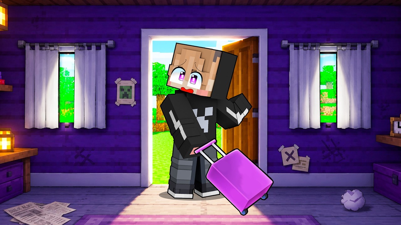 AKU PERGI SELAMANYA DI MINECRAFT!!