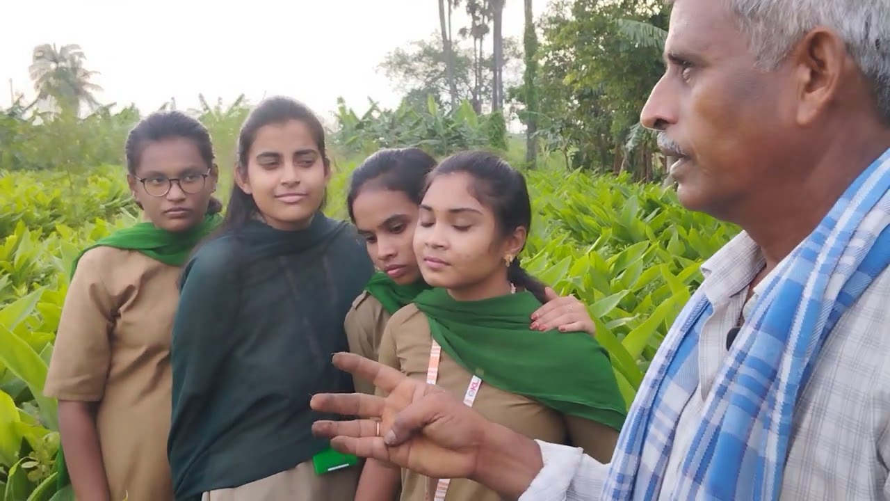 klu students natural farming training                    contact to - 9866339832