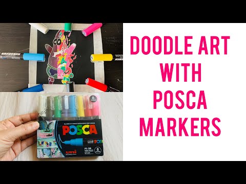 POSCA Markers for Kids? Yes!, Unboxing and Test